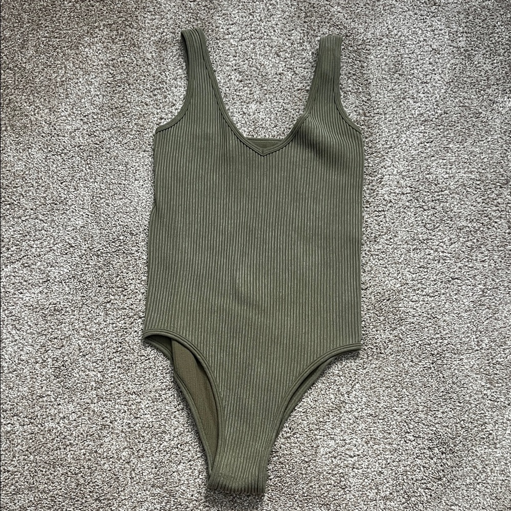 Women’s Ribbed Bodysuits - Picture 2 of 4